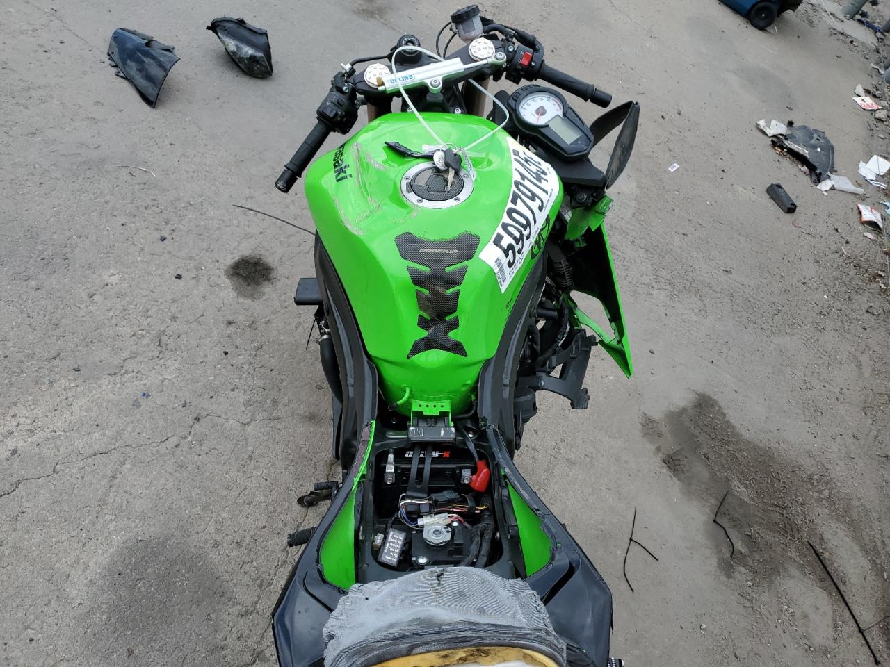 2009 Kawasaki Ninja ZX-6R at CO - Littleton, Copart lot