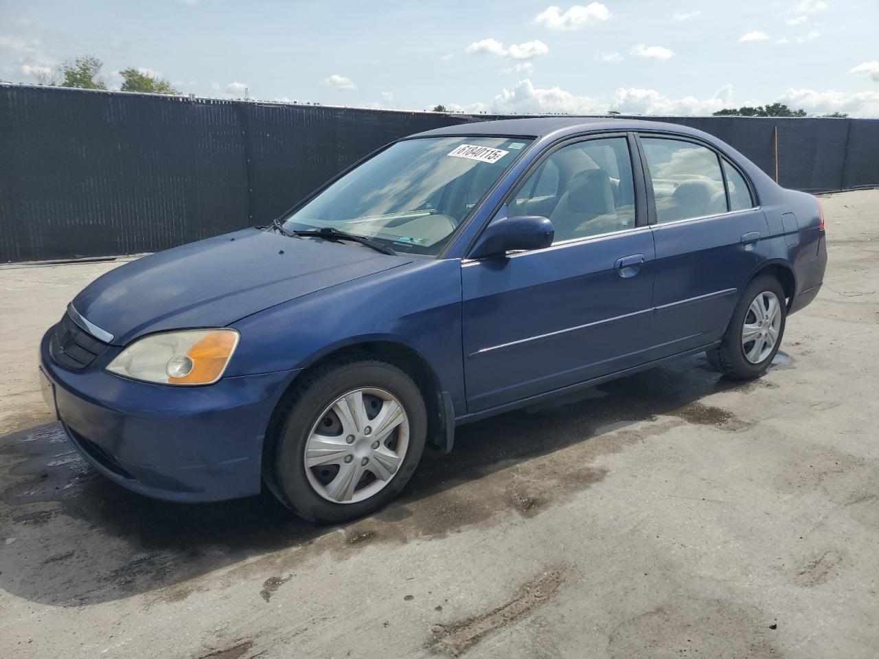 2002 Honda Civic Lx للبيع في Orlando، FL - Side