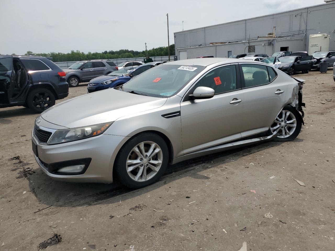 2012 Kia Optima Lx silver null gasoline 5XXGM4A71CG081888 photo #1