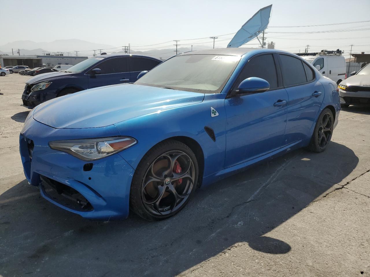 2018 Alfa Romeo Giulia Ti за продажба в Sun Valley, CA - Front End