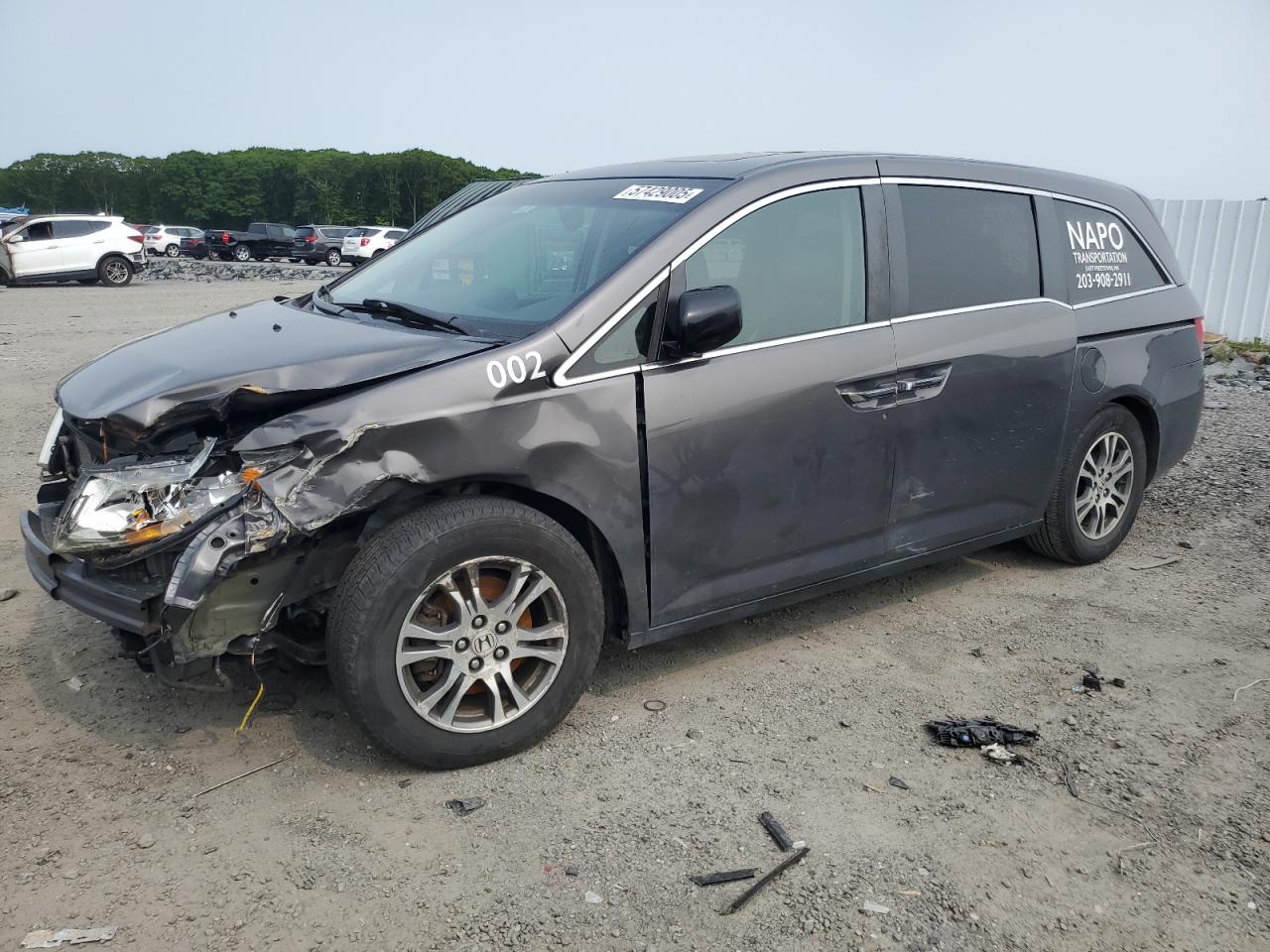 2013 Honda Odyssey Exl for Sale in Assonet, MA - Front End