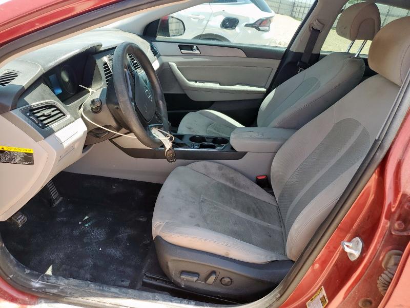  HYUNDAI SONATA 2015 Красный