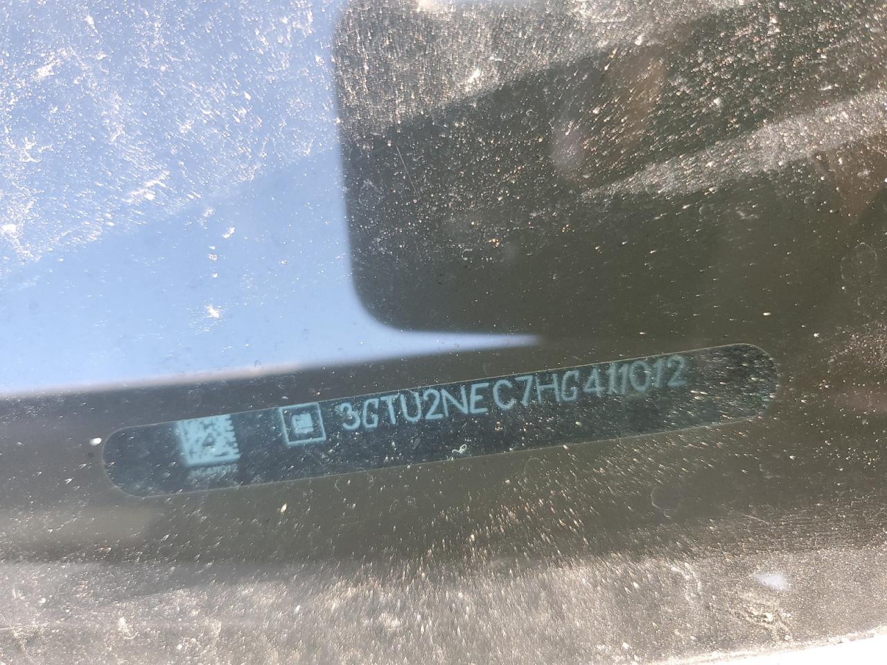 2017 GMC Sierra K1500 Slt VIN: 3GTU2NEC7HG411012 Lot: 62237925