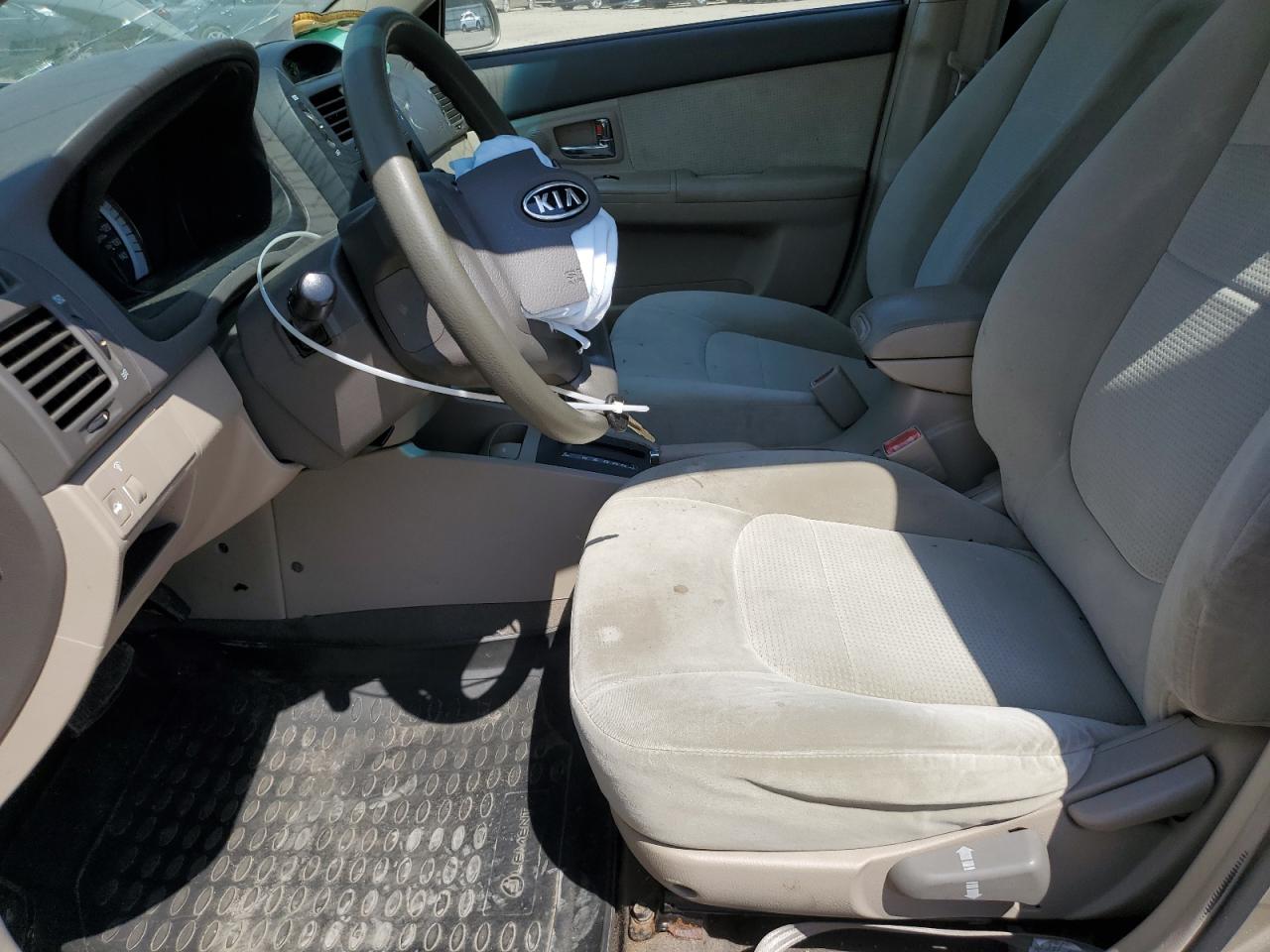 2007 Kia Spectra Ex VIN: KNAFE121075391863 Lot: 61983495