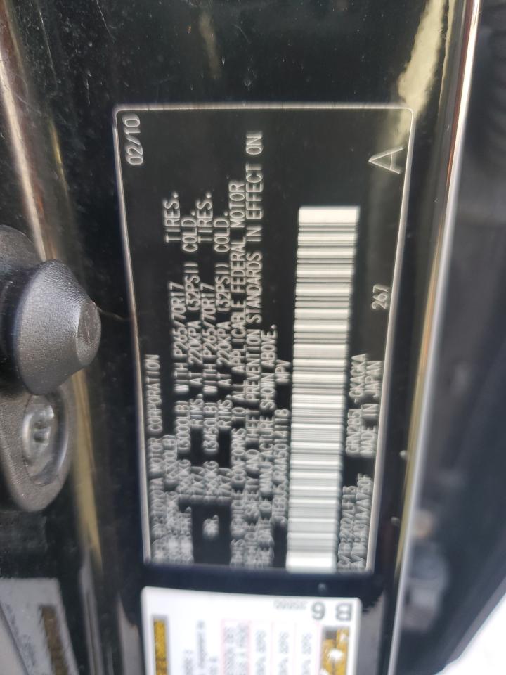 2010 Toyota 4Runner Sr5 VIN: JTEBU5JR4A5014118 Lot: 62515375