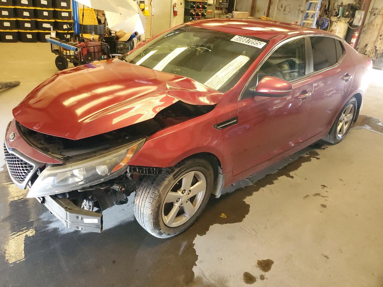 2015 Kia Optima Lx VIN: 5XXGM4A71FG493846 Lot: 60887095