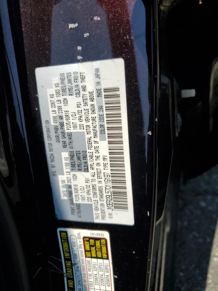 2007 Mazda Cx-7 VIN: JM3ER29L570119197 Lot: 60505685