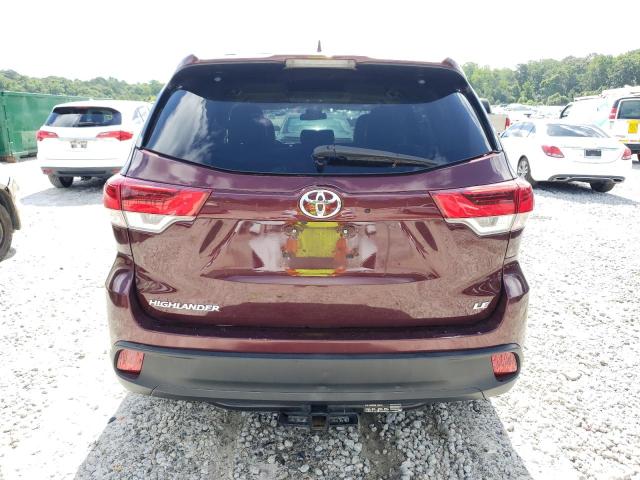  TOYOTA HIGHLANDER 2019 Бургунди