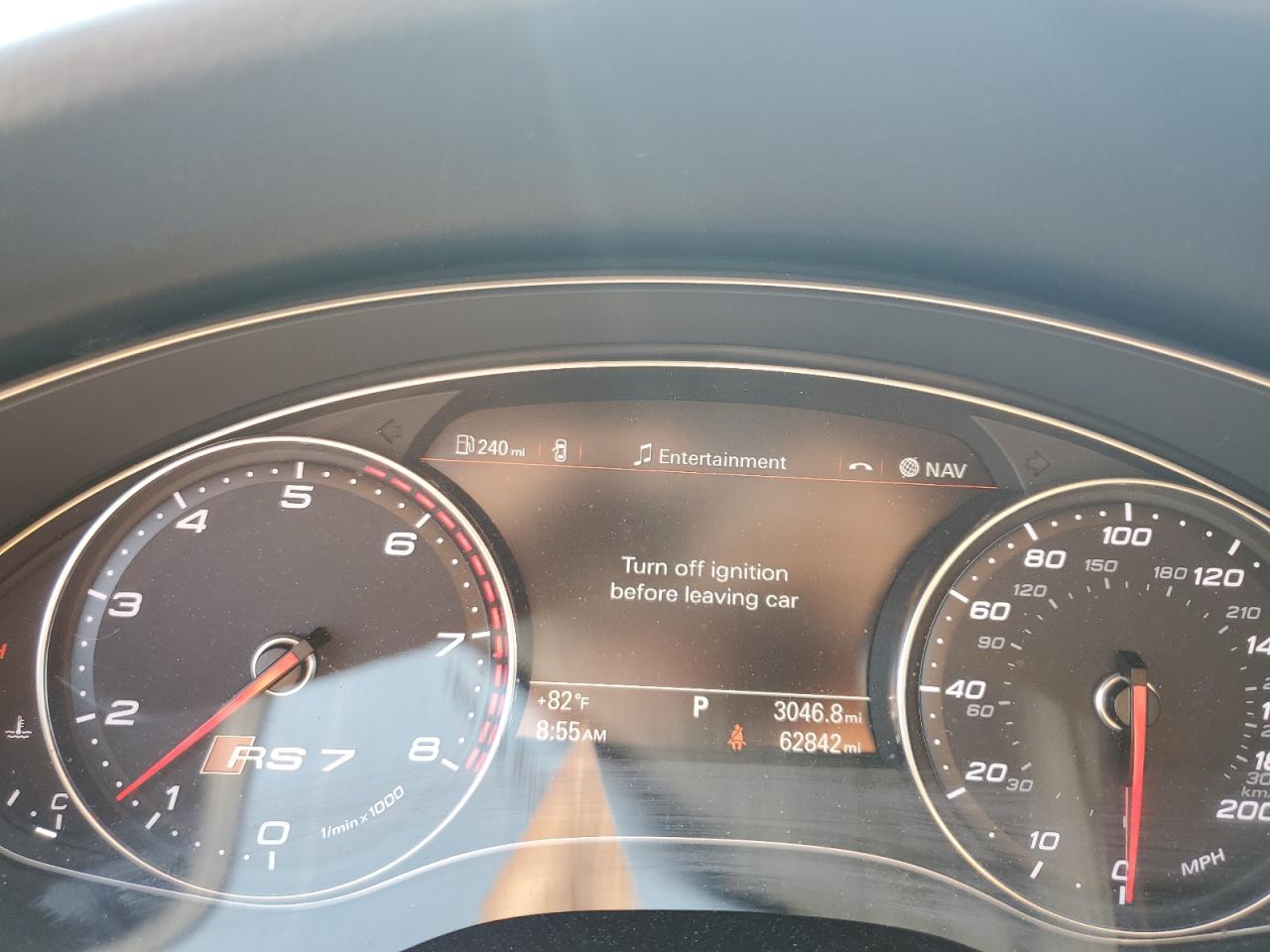 2014 Audi Rs7 VIN: WUAW2BFC8EN903785 Lot: 62031265