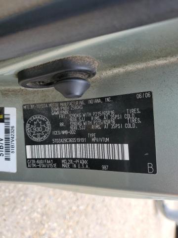 2006 TOYOTA SIENNA CE  