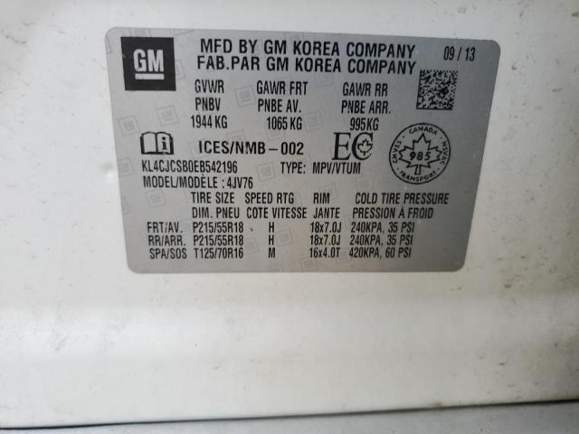 2014 BUICK ENCORE   