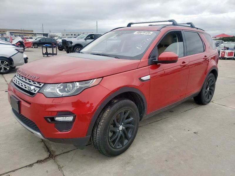  LAND ROVER DISCOVERY 2019 Czerwony