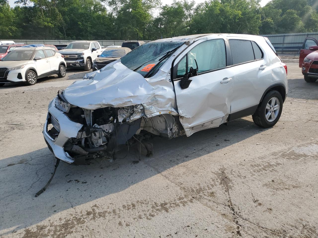 2021 Chevrolet Trax Ls на продаже в Ellwood City, PA - Rollover