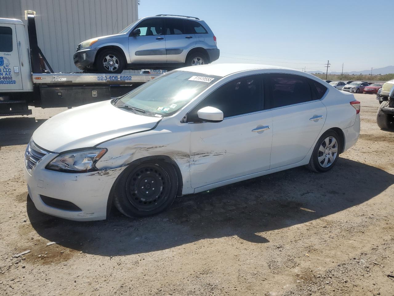 2014 Nissan Sentra S იყიდება Tucson-ში, AZ - Undercarriage