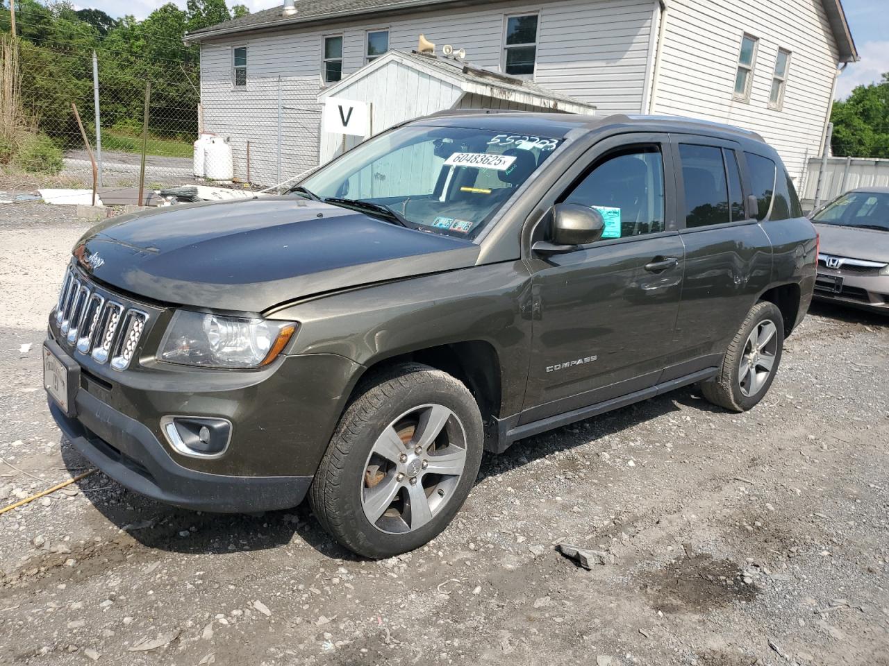 2016 Jeep Compass Latitude за продажба в York Haven, PA - Side