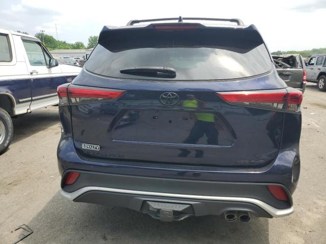  TOYOTA HIGHLANDER 2021 Granatowy
