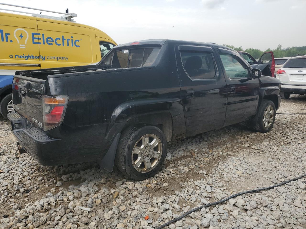 2008 Honda Ridgeline Rtl black null gas 2HJYK16558H536967 photo #4