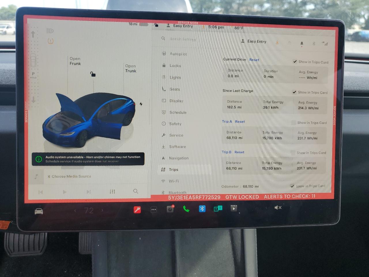 2024 Tesla Model 3 VIN: 5YJ3E1EA5RF772529 Lot: 61613815