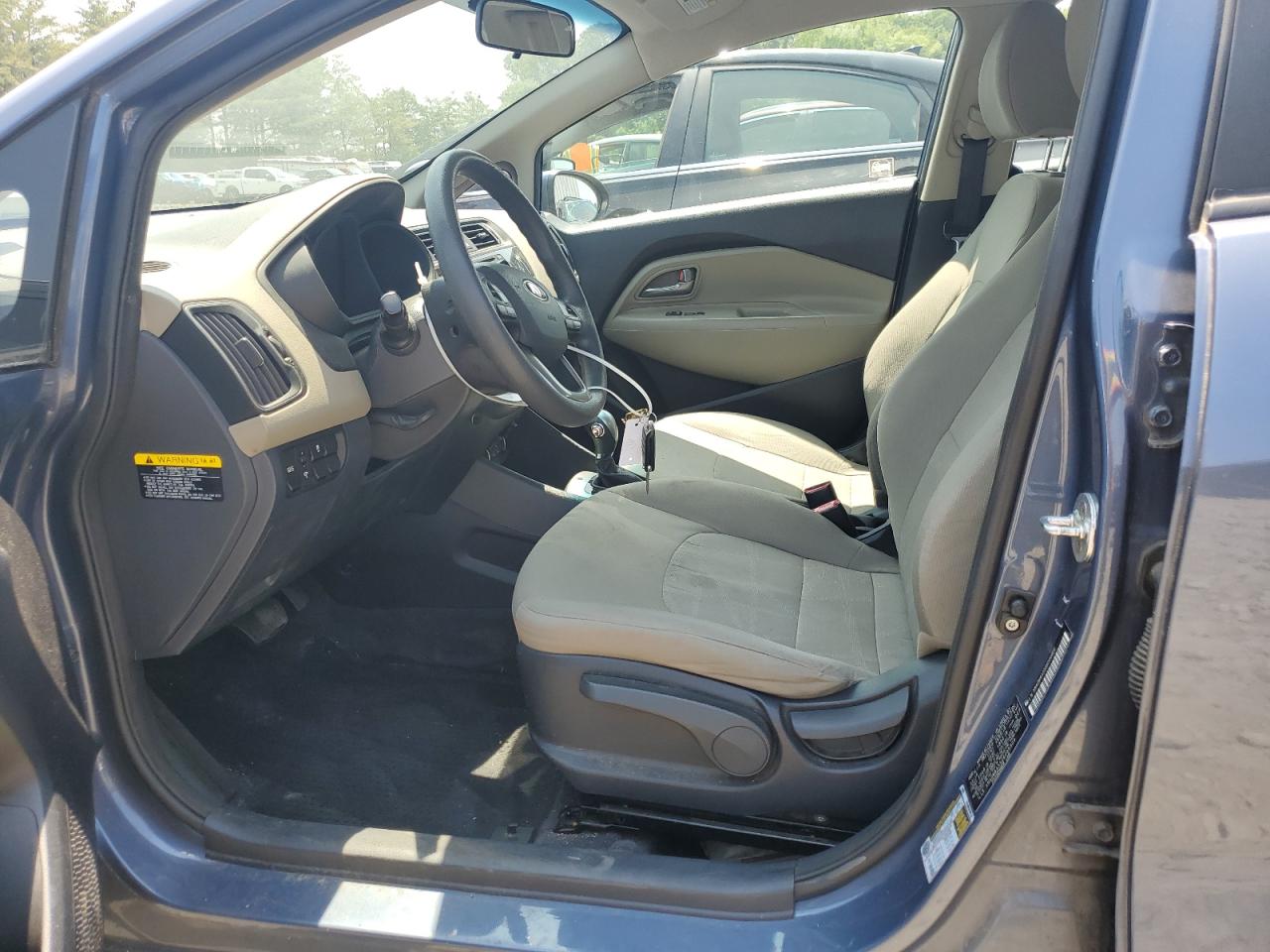 2016 Kia Rio Lx VIN: KNADM4A35G6000909 Lot: 59492545