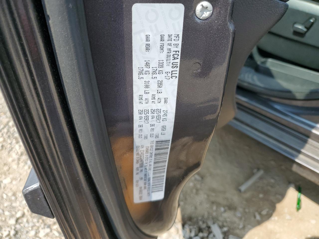 2017 Dodge Grand Caravan Gt VIN: 2C4RDGEG2HR799288 Lot: 59277265