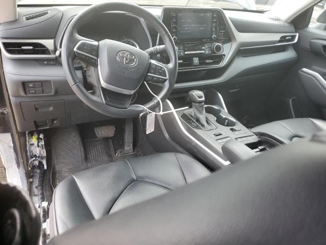  TOYOTA HIGHLANDER 2022 Чорний