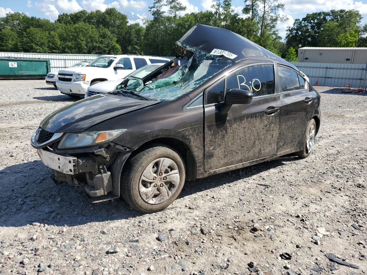 2014 Honda Civic Lx продається в Augusta, GA - All Over