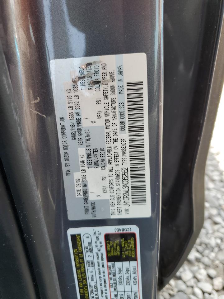 2010 Mazda 5 VIN: JM1CR2WL3A0362552 Lot: 59423575