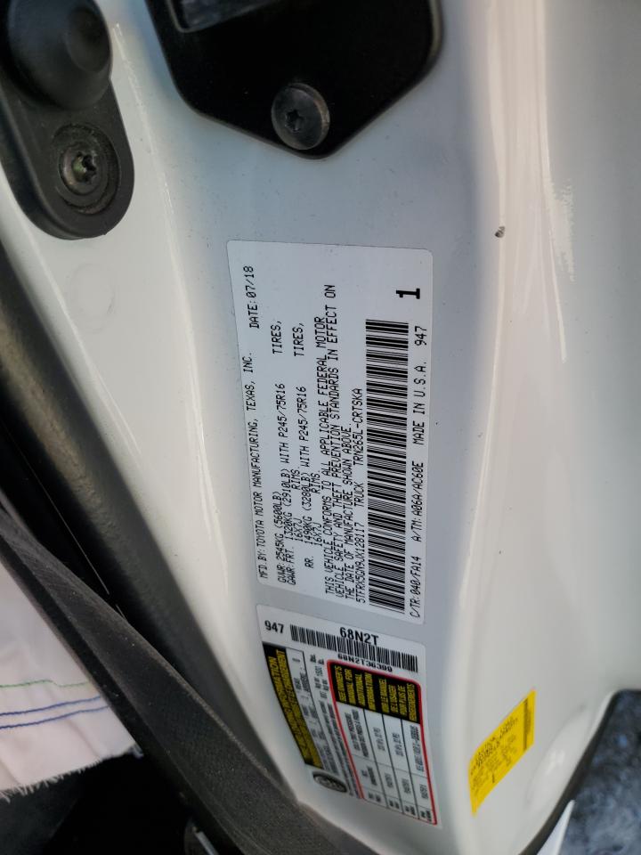 2018 Toyota Tacoma Access Cab VIN: 5TFRX5GN9JX128117 Lot: 61615005