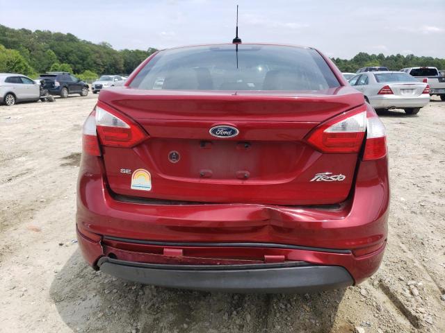 Sedans FORD FIESTA 2015 Red
