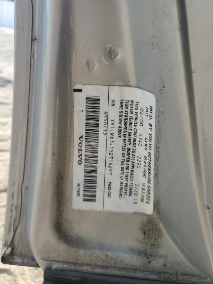 2000 Volvo V70 Base VIN: YV1LW61J1Y2714297 Lot: 60986905