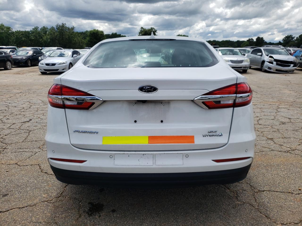 2019 Ford Fusion Se VIN: 3FA6P0LU4KR263993 Lot: 54038135