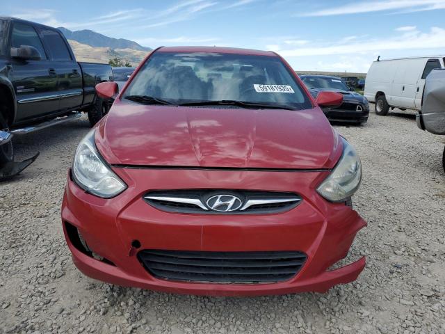  HYUNDAI ACCENT 2013 Красный