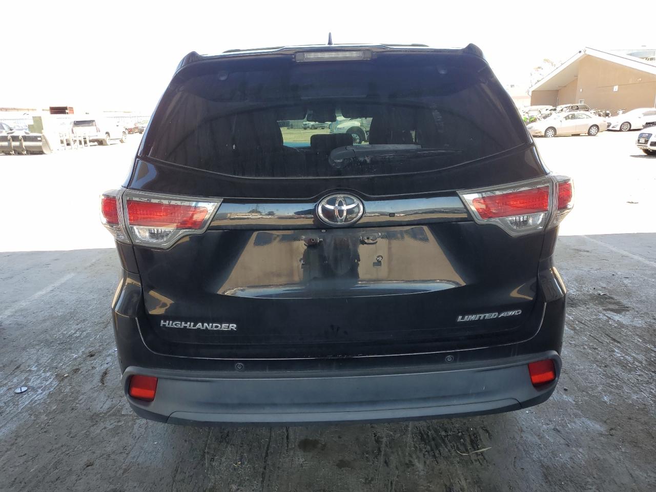 2015 Toyota Highlander Limited VIN: 5TDDKRFH7FS169211 Lot: 62900105