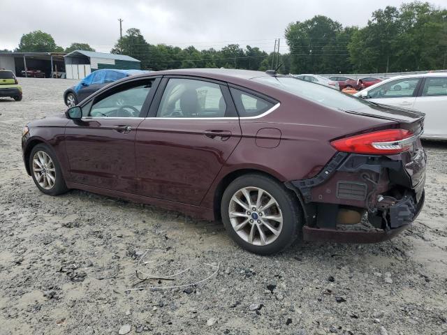 Sedans FORD FUSION 2017 Bordowy