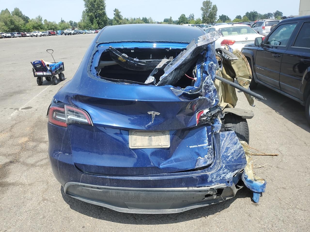 2020 Tesla Model Y VIN: 5YJYGDEE3LF009078 Lot: 61293845