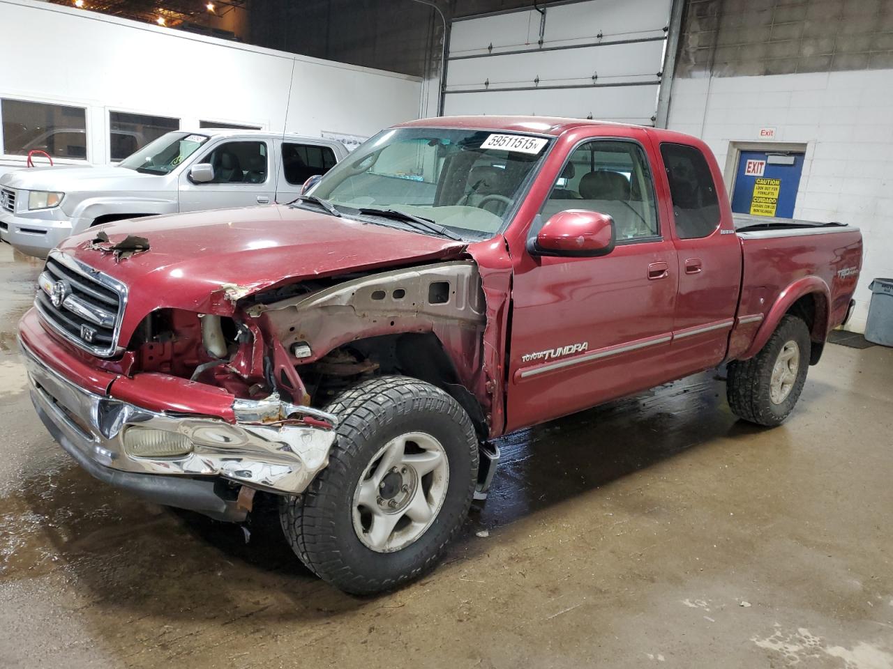 2002 Toyota Tundra Access Cab Limited na sprzedaż w Blaine, MN - Front End