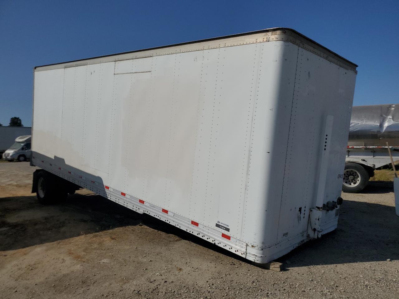 2016 Hyundai Translead Vi2280151-Afjpr Dry Van Trailer for Sale in Fresno, CA - Rollover