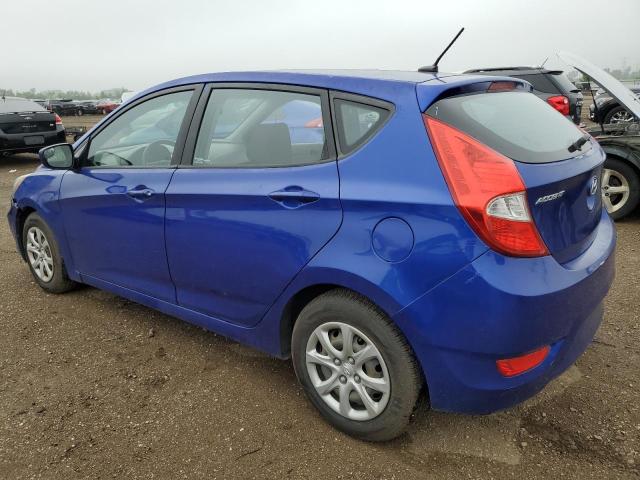 Hatchbacks HYUNDAI ACCENT 2014 Granatowy