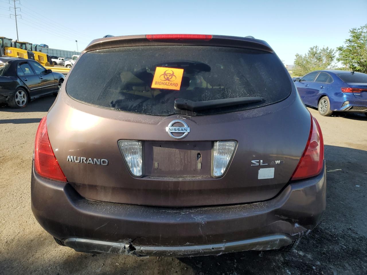 2003 Nissan Murano Sl VIN: JN8AZ08WX3W202272 Lot: 60321365