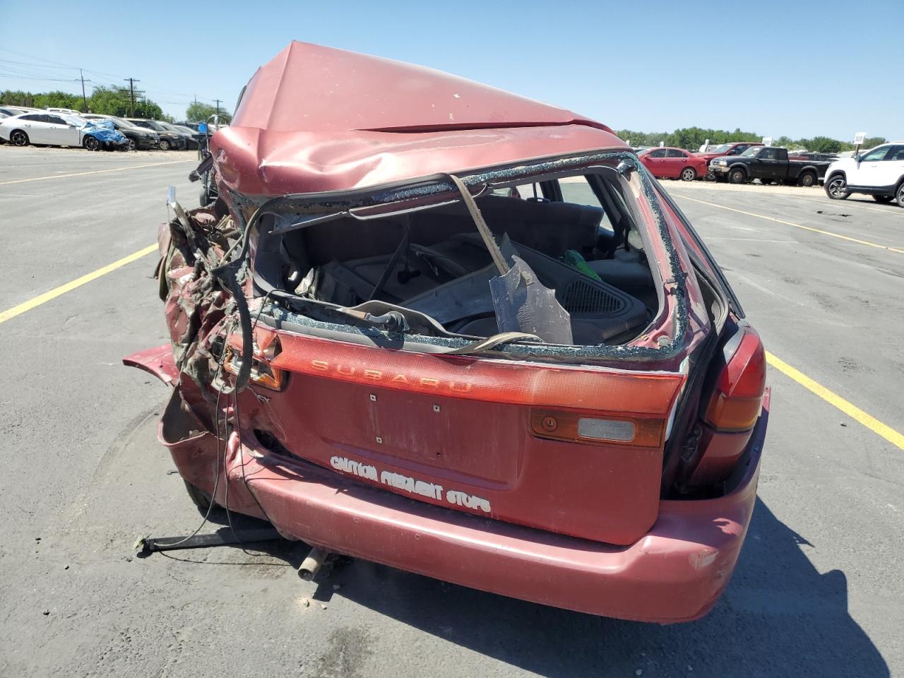 1995 Subaru Legacy Postal VIN: 4S3BK6950S8358126 Lot: 59931385