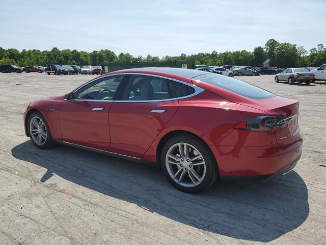  TESLA MODEL S 2015 Czerwony