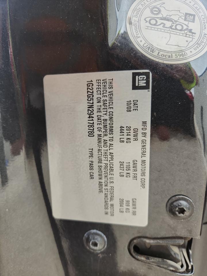 1g2zg57n294178780 1G2ZG57N294178780 2009 Pontiac G6