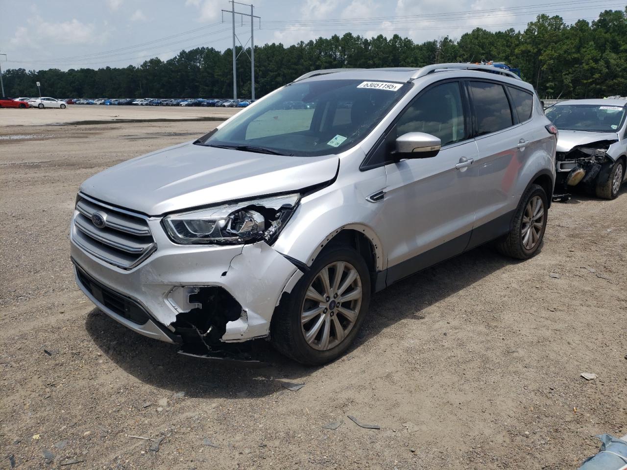 2017 Ford Escape Titanium VIN: 1FMCU9J92HUB72615 Lot: 63051195