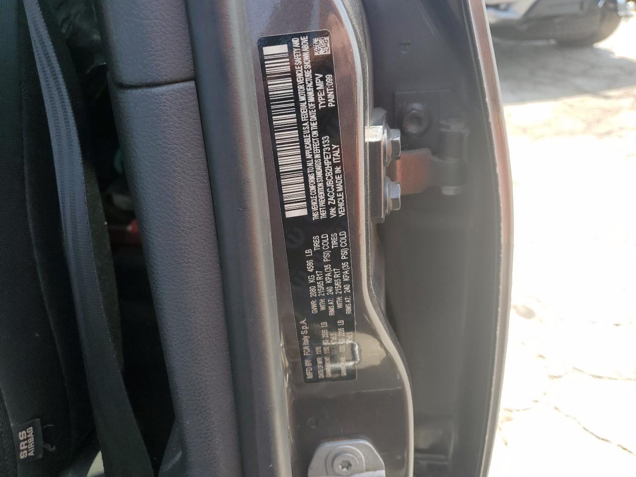 2017 Jeep Renegade Trailhawk VIN: ZACCJBCB2HPE73133 Lot: 62609105