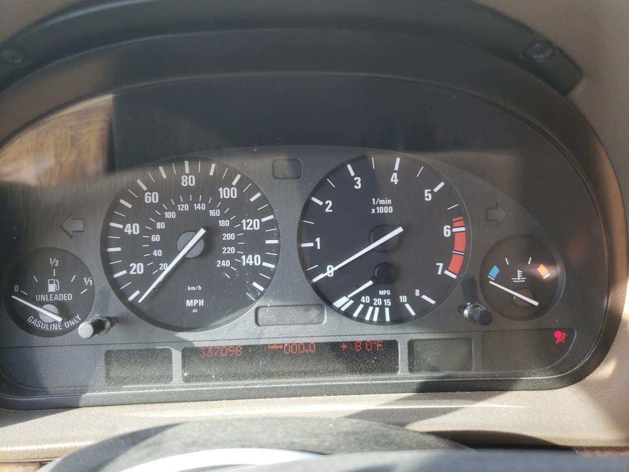 2000 BMW 740 I Automatic VIN: WBAGG8341YDN77869 Lot: 62808175