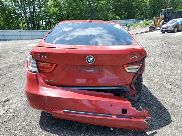  BMW 3 SERIES 2015 Czerwony