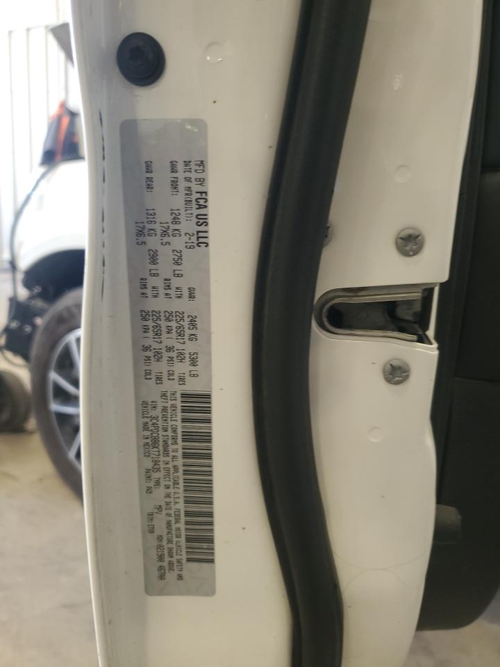 2019 Dodge Journey Se VIN: 3C4PDCBB6KT718435 Lot: 61100745