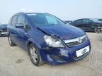 2013 VAUXHALL ZAFIRA EXC for sale at Copart YORK