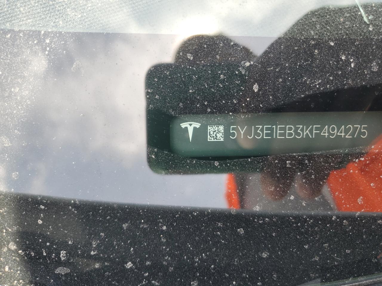 TESLA MODEL 3 2019 VIN 5YJ3E1EB3KF494275 zdjęcie 12