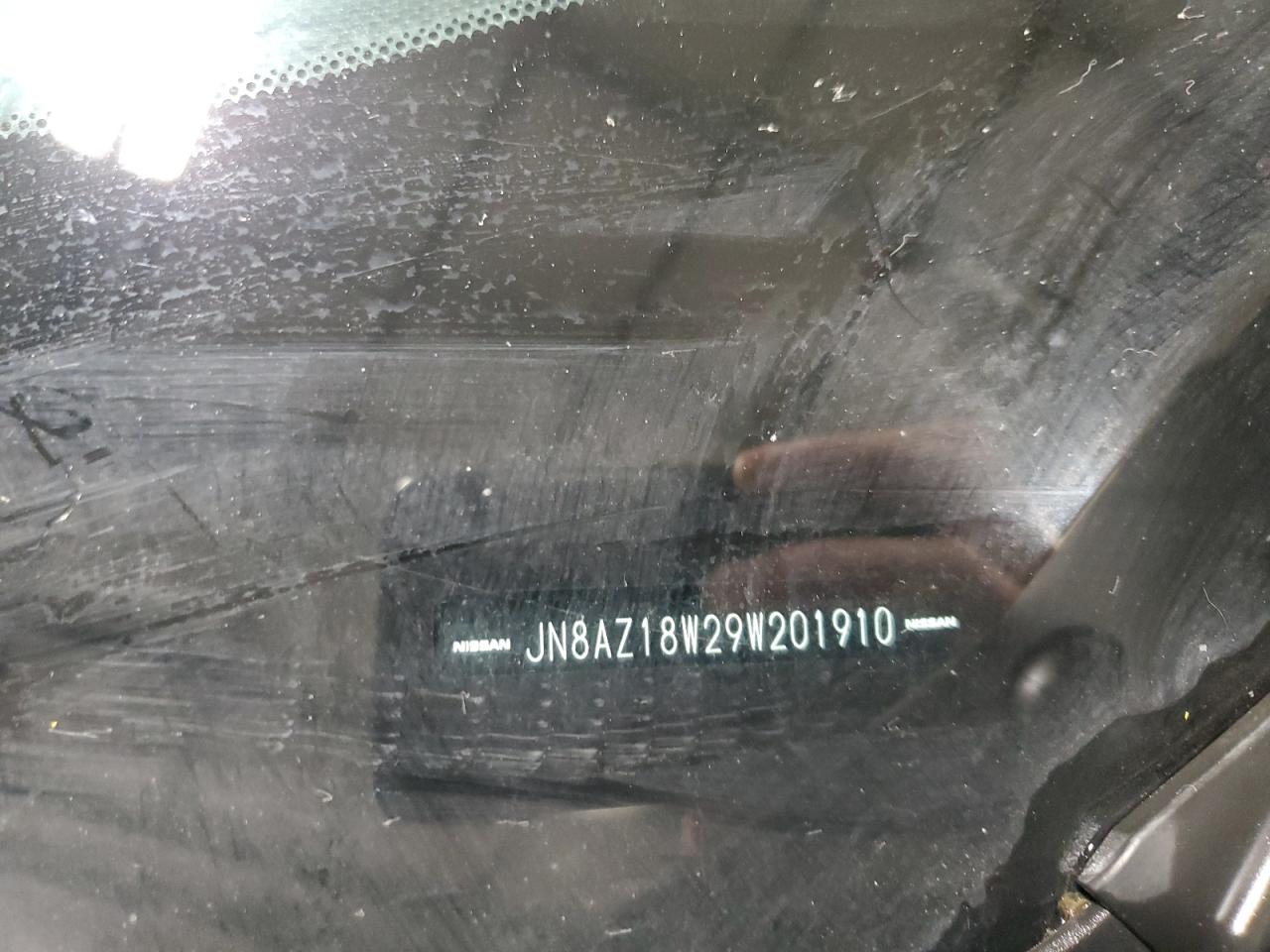 2009 Nissan Murano S VIN: JN8AZ18W29W201910 Lot: 61162885